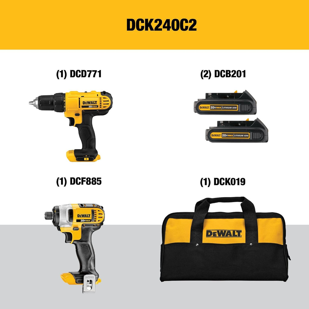20V MAX Cordless Drill and Impact Driver